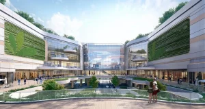 khu phức hợp tích hợp trung tâm mua sắm