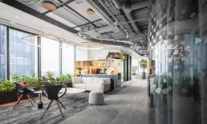 thiết kế văn phòng trong khu thương mại